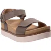 Revitalign Kiera Ankle Strap Sandal In Fossil