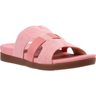 Revitalign Lisbon Slide Sandal In Pink