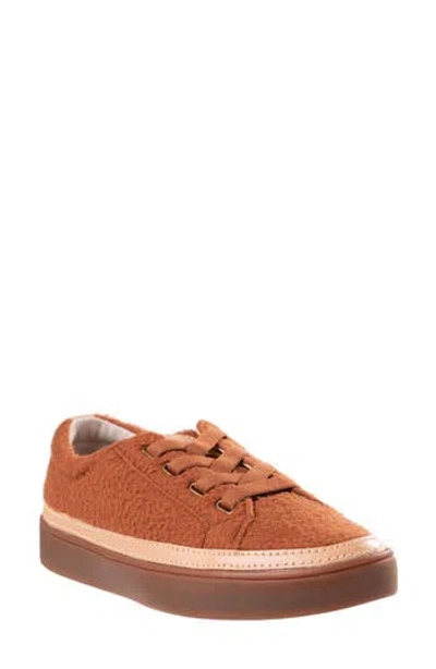 Revitalign Malibu Teddy Fleece Sneaker In Brown