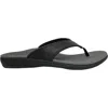 Revitalign Men's Yumi Beach Sandal In Black In Black