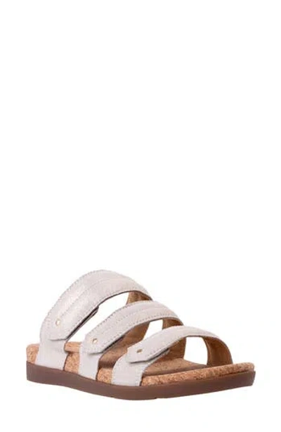 Revitalign Oasis Slide Sandal In Animal Print