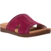 Revitalign Palmetto Slide Sandal In Red Plum