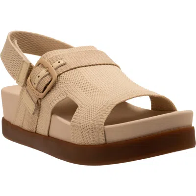 Revitalign Remi Arch Support Flatform Sandal In Bleached Sand