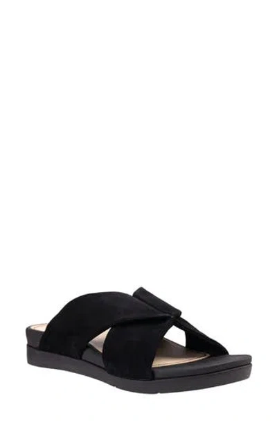 Revitalign Riviera Slide Sandal In Black