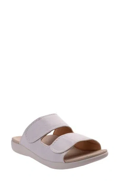 Revitalign Roma Double Strap Slide Sandal In Purple