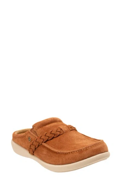 Revitalign Siesta Braidy Orthotic Mule In Caramel