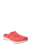 Revitalign Siesta Orthotic Canvas Slip-on Shoe In Watermelon
