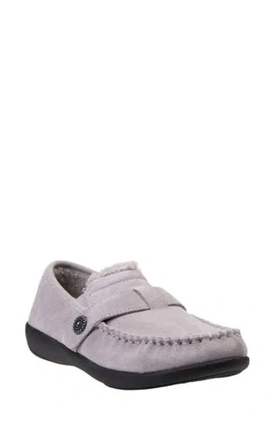 Revitalign Siesta Splendid Faux Leather Slip-on In Grey