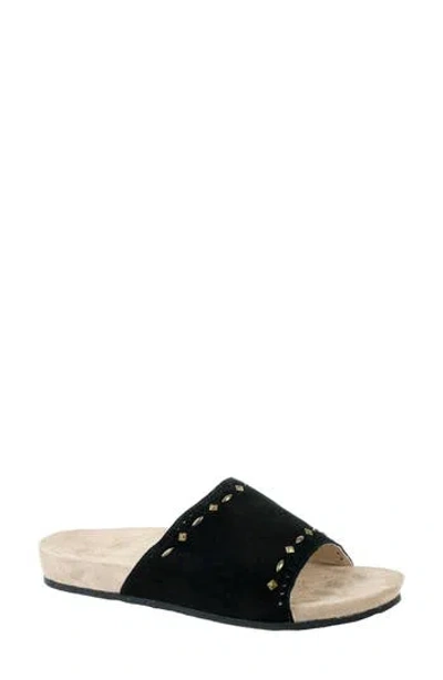 Revitalign Sofia Stud Orthotic Slide Sandal In Black