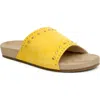 Revitalign Sofia Stud Sandal In Yellow