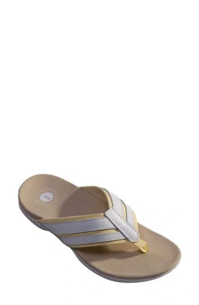 Revitalign Webbed Orthotic Flip Flop In Gray