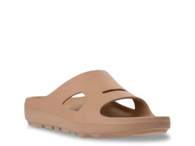 Revitalign Wide Width Fusion Strive Slide Sandal In Brown