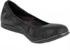 Revitalign Women's Inca Ballet Flat In Black Snake In Black