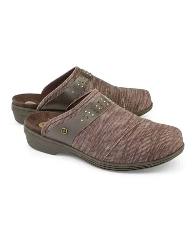 Revitalign Women's Monterey Heathered Clog In Brown