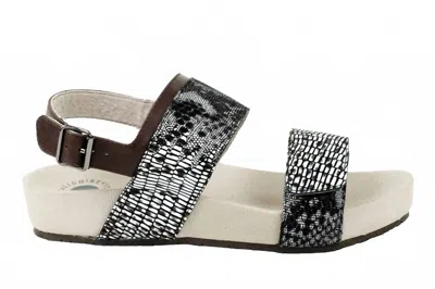 Revitalign Women's Up Swell Sandal In White Lizard In Multi