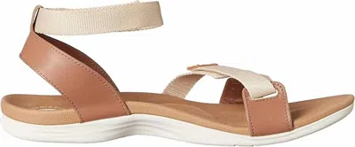 Revitalign Women's Webbed Sandal In Light Taupe In Multi