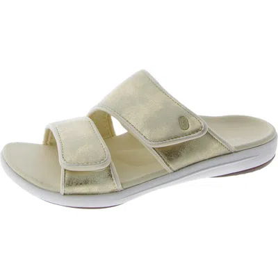 Revitalign Womens Flat Slide Slide Sandals In Multi