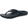 Revitalign Womens Solid Manmade Flip-flops In Blue