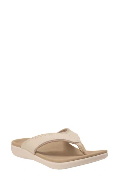 Revitalign Yumi Arch Support Flip Flop In Stone