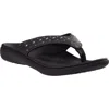 Revitalign Yumi Fresca Flip Flop In Black