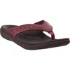 Revitalign Yumi Fresca Flip Flop In Mulberry