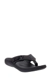 Revitalign Yumi Northfork Flip Flop In Black