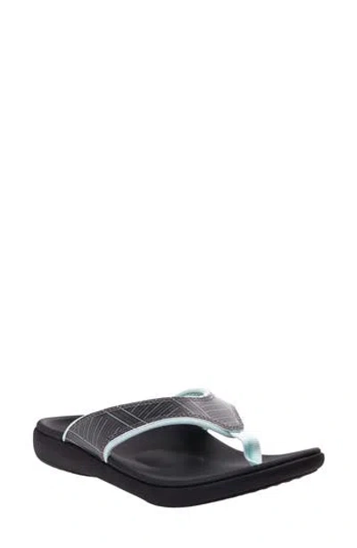 Revitalign Yumi Summer Stripe Flip Flop In Multi