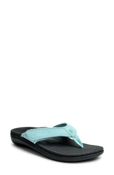 Revitalign Yumi Water Resistant Flip Flop In Green