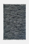 Revival Bootcut Recycled Denim Flatweave Rug In Blue At Urban Outfitters