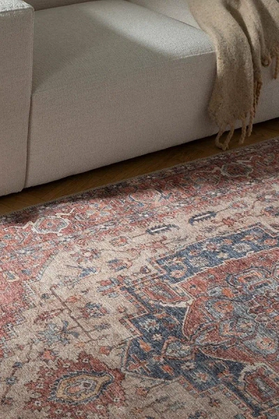Revival Calla Easy Care Rug In Plum At Urban Outfitters