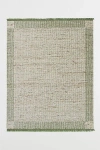 Revival Halo Flatweave Wool Rug In Green At Urban Outfitters