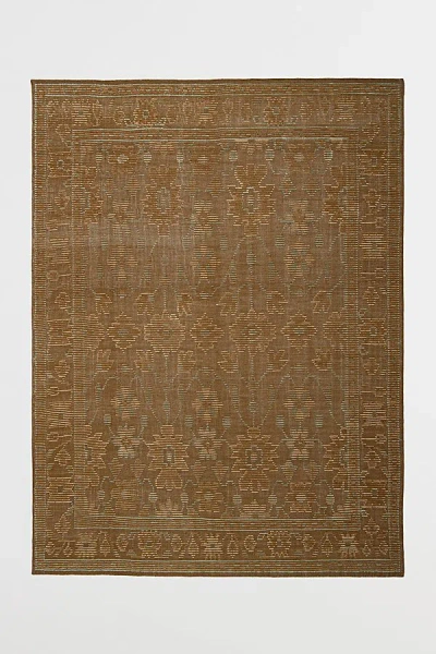 Revival Helen Washable Wool Flatweave Rug In Toast At Urban Outfitters