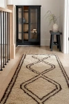 Revival Lais Hand-knotted Shag Wool Rug In Neutral At Urban Outfitters