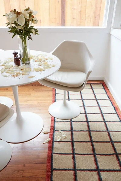 Revival Norman Flatweave Runner Rug In Beige Cream At Urban Outfitters