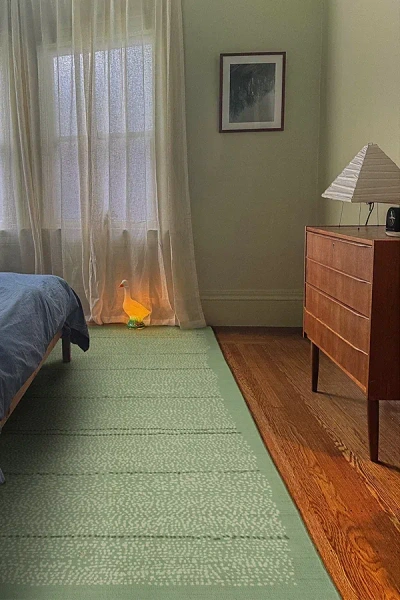 Revival Oro Washable Rug In Pistache At Urban Outfitters