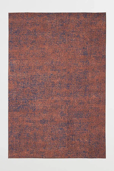 Revival Pixel Washable Rug In Rust At Urban Outfitters