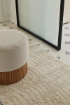 Revival Shell Washable Rug In Bone Beige At Urban Outfitters