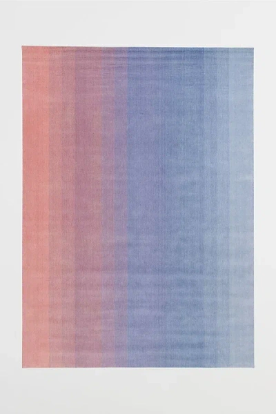 Revival Sunset Hand-loomed Wool Rug In Sky At Urban Outfitters