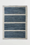 Revival Topstitch Recycled Denim Washable Rug In Tinted Denim At Urban Outfitters