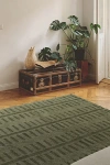 Revival Tschudi Washable Wool Rug In Moss At Urban Outfitters