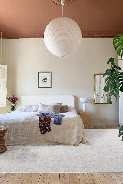 Revival Wave Washable Rug In Cream At Urban Outfitters In Gray