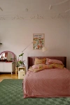 Revival Willow Washable Rug In Evergreen At Urban Outfitters