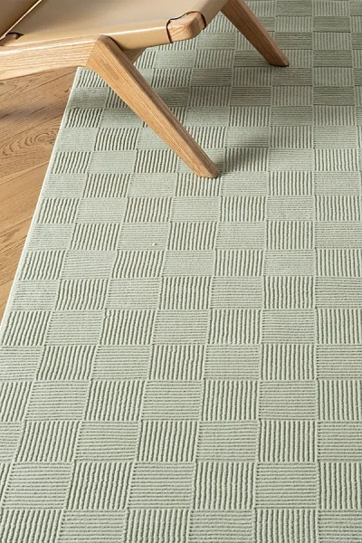 Revival Willow Washable Rug In Sage At Urban Outfitters