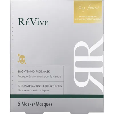 Revive Révive® 5-pack Brightening Face Masks In Transparent