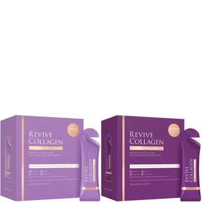 Revive Collagen Menopause Max Day & Night Bundle (2 X 28 Sachets) In Transparent