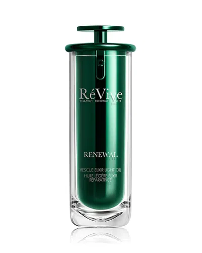 Revive Renewal Rescue Elixir Light Oil 0.5 Oz. In Green