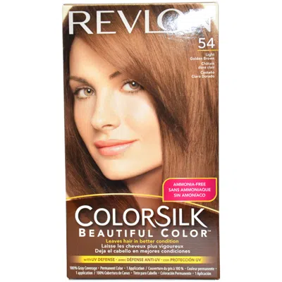 Revlon Colorsilk Beautiful Color - 54 Light Golden Brown By  For Unisex - 1 Application Hair Color In Multi