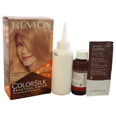 Revlon Colorsilk Haircolor #70 Medium Ash Blonde 7a By  For Unisex - 1 Application Hair Color In Multi