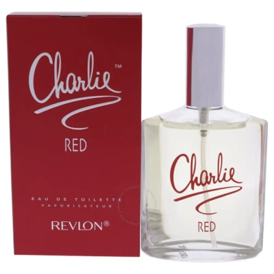 Revlon Ladies Charlie Red Edt 3.4 oz Spray Red Fragrances 5000386008466 In White