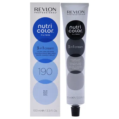 Revlon Nutri Color Cream - 190 Blue By  For Unisex - 3.3 oz Hair Color In Multi